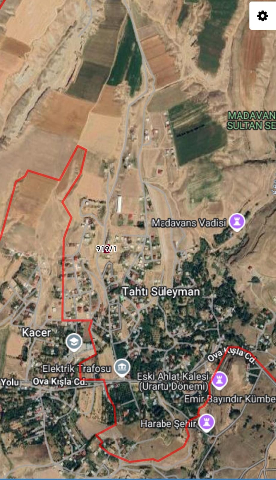 Bitlis / Ahlat / Tahtı Süleyman Mh. SATILIK ARSA 1.958 M² - BİTLİS AHLAT fotoğraf 2